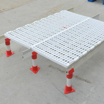CE certified high quality small hole plastic slat flooring for broiler house